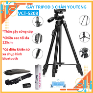 Gậy chụp hình quay phim quay tiktok tripod 3 chân YUNTENG VCT-5208. Gậy chụp ảnh YUNTENG chính hãng