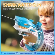 High pressure electric water gun Large capacity shark water gun Rechargeable toy pistol automatic sh