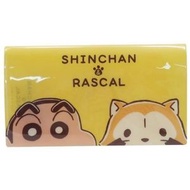 蠟筆小新 X 浣熊 拉斯卡爾 日版 橫款 口罩 收納 口罩套 迷你 文件夾 票夾 分格 便攜 2020年款 日本製 野原新之助