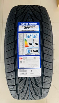 265/60r18 TOYO ST3 ยางใหม่ปี2022🇯🇵 ผลิตญี่ปุ่น👍ราคา1เส้น✅ แถมจุ๊บลมยางแท้👍 มีรับประกันนาน3ปี ไม่จำกัดระยะทาง✅❤️