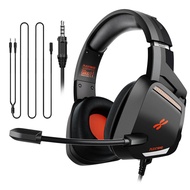 Plextone G800 Gaming Headset,3.5mm over-ear Headphones with Volume Controller and Retractable Microp