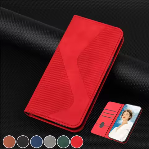 Magnetic Leather Case For Xiaomi Redmi Note 10 9 8 Pro 9T 9S 8T 9A 9C 9i 8A Poco X3 Pro NFC M3 Mi 10