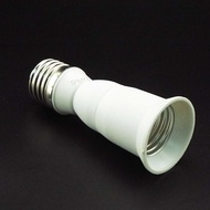 E27 to E27 LED Light Bulb 95mm Lamp Base Plug Extension Adapter Converter Holder Screw Socket Power 