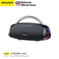 Awei KA38 Wireless Speaker RGB Light Outdoor Speaker Bass Portable Bluetooth Speaker Awei Speaker Aw