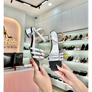 DSD-BigSize Square Heel 3-Strap Sandal 40-44