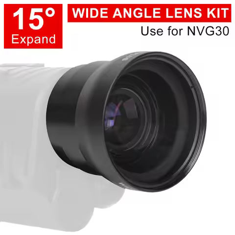 NVG30 Wide Angle Optical Lens Kit, 50° Wide FOV, NVG Wide Angle Lens for NVG30/NVG50 Helmet 940nm Ni