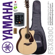Yamaha FSX830C กีตาร์โปร่งไฟฟ้า 41 นิ้ว ไม้ท็อปโซลิดสปรูซ ทรง Concert คอเว้า มีเครื่องตั้งสายในตัว