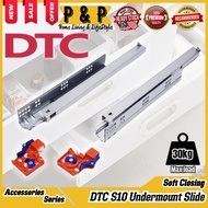 DTC Undermount Slide Soft Close Full Extension Drawer Runner 12" - 24"