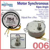 Fan motor dynamo synchronous rotary motor 2-2.5rpm slow 006