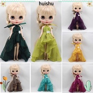 HUISHU Evening Gown Dresses, Mini Cute Dolls Princess Dresses, High Quality Fashion DIY Accessories 
