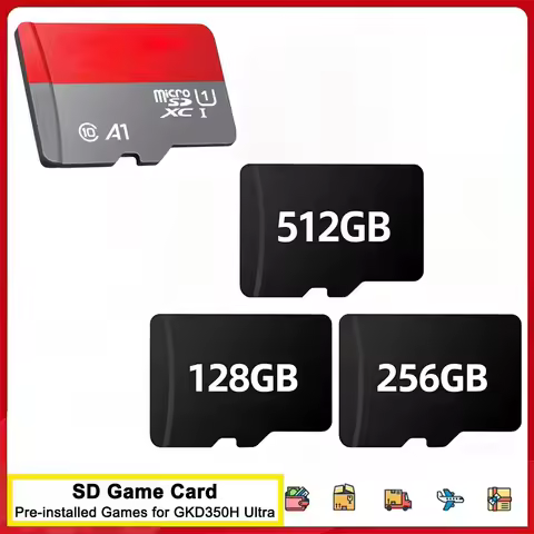 GKD350H Ultra Game Card with PSP/PS2/PS/MD/NEO/FC/SFC/GB/GBA/GBC/NDS/N64/WSC Games GKD 350H Ultra SD