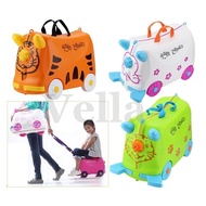 VELLA Roll and Play Ride on Children Suitcase Kids Baby Bagasi budak murah Scooter Travel Beg Kids L