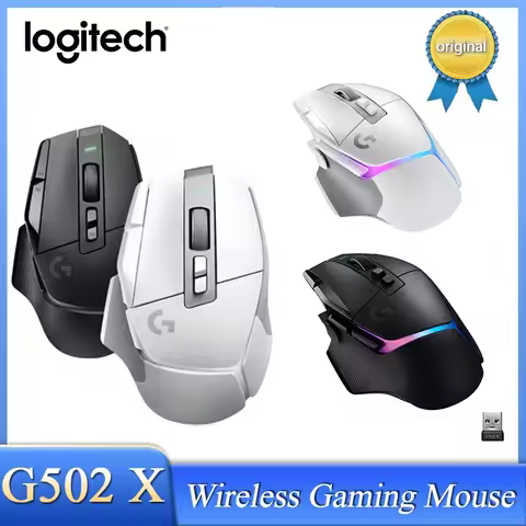 Logitech G502 X Wireless Gaming Mouse G502X LIGHTSPEED 25K Hero Optical Sensor Programming Gaming Mi