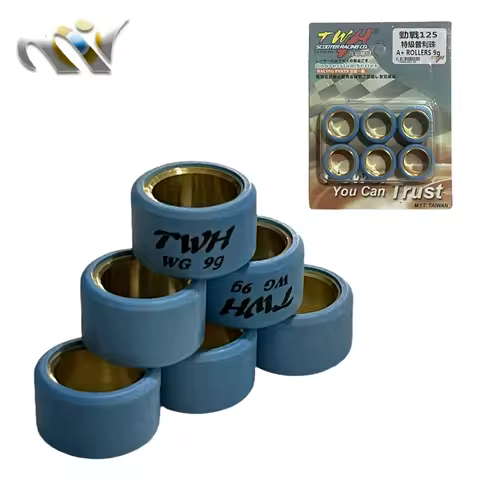 TWH 20x12mm performance racing variator roller set for Scooter BWS125 Cygnus Majesty Maxster X-City