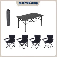 【ActiveCamp】Kombo Meja&Kerusi/1 SET COMBO Table+2 Chairs Outdoor Folding Chair Camping Set Picnic Ta