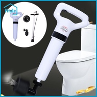 Toilet Plunger Drain Cleaning Tool Pneumatic Manual Sink Cleaner Compact Pipeline Opener Visible Toi