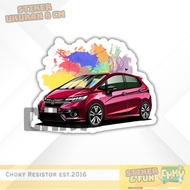 Stiker Sticker Vinyl Laminasi Glosy HONDA JAZZ GK5 Vol 5