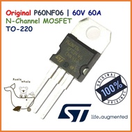 Original P60NF06 STP60NF06 60V 60A N-Channel MOSFET TO-220 60NF06
