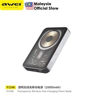 Awei P154K 10000mAh Powerbank 20W Fast Charging Power Bank 15W Magnetic Wireless Pawer Bank Mini Awe