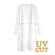 axes femme Japanese Single Skin-Friendly Lace Anti-UV Blouse Three Colors Standards Complete