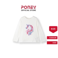 Poney Girls Flutter Bliss Long Sleeve Tee Girls T Shirt Girls Top