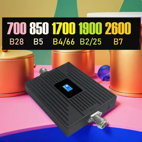 700 850 1700 1900 2600 Band B28 N28 B5 N5 B4 N4 N2 N25 N66 LTE 2G 3G 4G 5G Cellular Amplifier Mobile