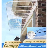 Awning Roof Outdo Durable New Upgrade Invisible Canopy Eaves Balcony Patio Cover Rain Strong Support