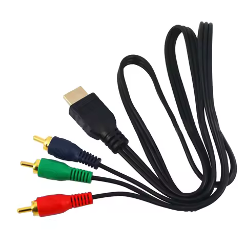 69HA 1m HDMI-compatible to RCA Video Cable 1080P 3 AV Cord Converter Adapter for hdTV TV Set Box DV 