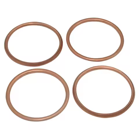 4pcs 36X42X2mm Exhaust Gasket for Kawasaki ZXR 750 ZXR750 91-95 ZX-7R 96-02 ZX-7RR ZX-9R 94-97 ZX-10