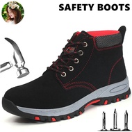 Safety shoesboots Jenis Sport Anti-smashing Welding shoes Anti-piercing Work Shoes Steel Toe Cap Work Boots Safety Boots Waterproof hiking shoeskasut keselamatan