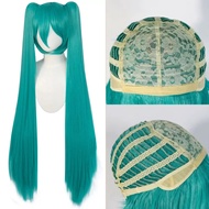 42inch Green Pink Long Synthetic Wig Hatsune Miku Cosplay Wig Lolita Cosplay Halloween Wigs