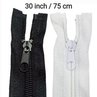 /Coil 30 inch Fine Tooth Jacket Zipper 75 cm @5 Dozen Nylon Plastic Teeth Zipper Coil