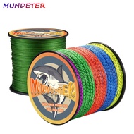 MUNDETER 300M 8 Strands PE Line Braided Line 8 Strands Multicoloring Line Tool Floating Line Fishing