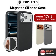 (SG) LionShield iPhone 17 Pro Max/17 Pro/17/17e/16 Pro Max/16 Pro/16e/16/15/14/13/12 Magnetic Silico