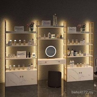 Light Exhibition Cabinet Shelf Display Cabinet Shelf with Product Display Light Luxury Display Rack 