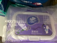 維達4D濕廁紙 40片