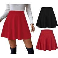 Casual High Waist Skort for Women High Quality Sports Skater Skirt with Cycling Shorts Palda Pants