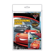 Disney Pixar Cars 3 Colouring Book With Sticker Set