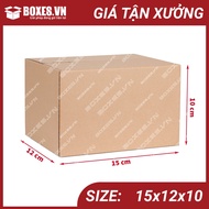 15x12x10 Combo 50 hộp carton Boxes đóng gói hàng giá tại xưởng