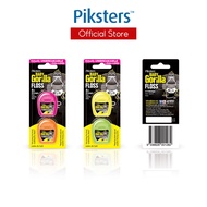 PIKSTERS Baby Gorilla super tough dental floss 8m roll for children - Cleans between teeth, food pla