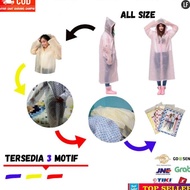 Promo Mantel Hujan Transparan Wanita Jaket Motor Perempuan Korea Promo B21 COD