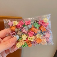【VanHariacc】Bộ 100 Kẹp Tóc mini Họa Tiết Hoa / Ngôi Sao / Trái Tim Dễ Thương Phong Cách Hàn Quốc Cho