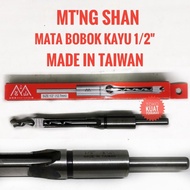 MT'NG Shan mata bobok kayu 1/2" mata bor kotak kusen pintu asli Taiwan