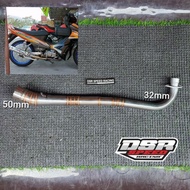 Drag Race Sleep Engine Competition Exhaust Neck 130cc - 200cc Standard Line Installation Jupiter z z