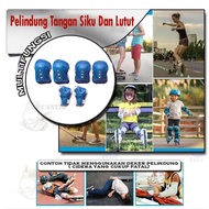 Deker Protector Deker Pelindung Inline Skate Deker Tangan Siku Dan Lutut Decker Multifungsi Bahan Be