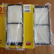 Bộ 2 lọc gió điều hòa Mazda 2 2007-2015 mã AC4503SET của JS Asakashi Nhật Bản