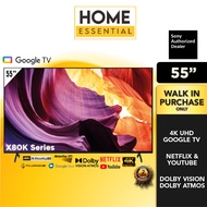 Sony 55 Inch 4K UHD Google TV KD-55X80K | Netflix & Youtube | Voice Search | X80K Sony Smart TV