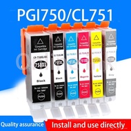 PGI 750  CLI 751  หมึก PGI 750 CLI 751 สีดำ PGI750 CLI751  ตลับหมึกสำหรับ Canon PIXMA IP8770 IP7270 