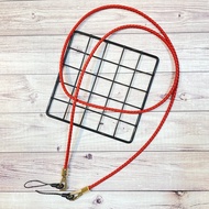 出遊必備多功能小羊皮四股編織手機斜背減壓掛繩 生日禮物