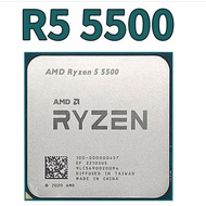 AMD Sharp Dragon CPU R5-5500 Loose Tablets 6 Core/12 Wire Engine AM4 Desktop CPU Processor Suitable 